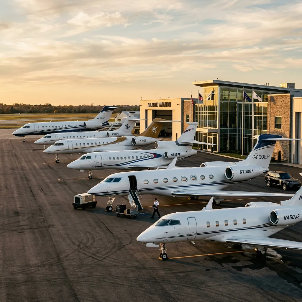 Jets lined up on ramp