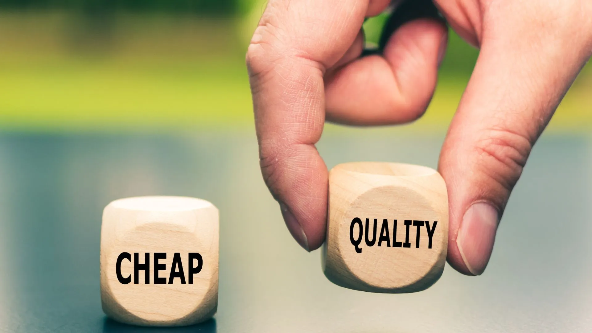 Cheap vs quality comparison