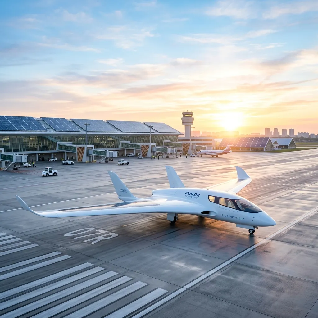 Private jet on tarmac