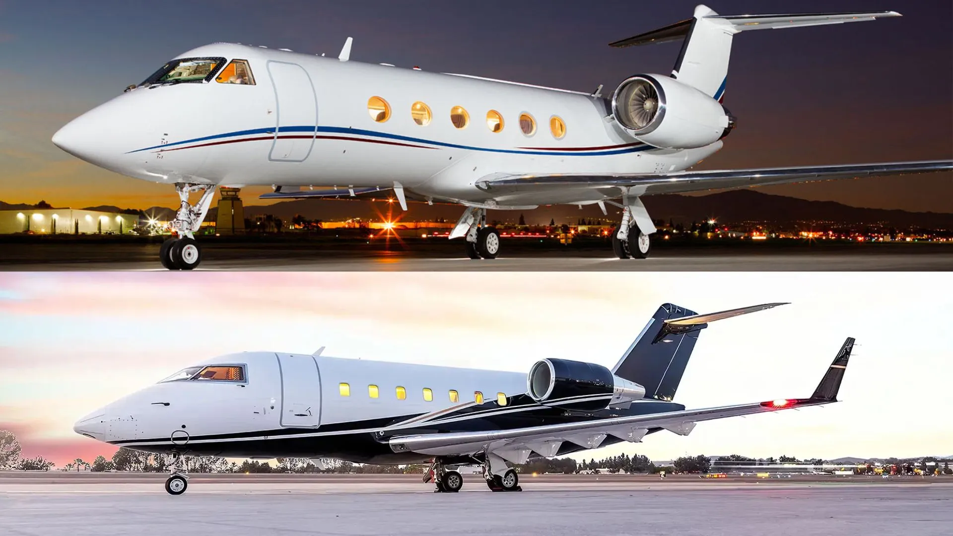 Heavy jet cabin — GIV-SP vs Challenger 604 comparison