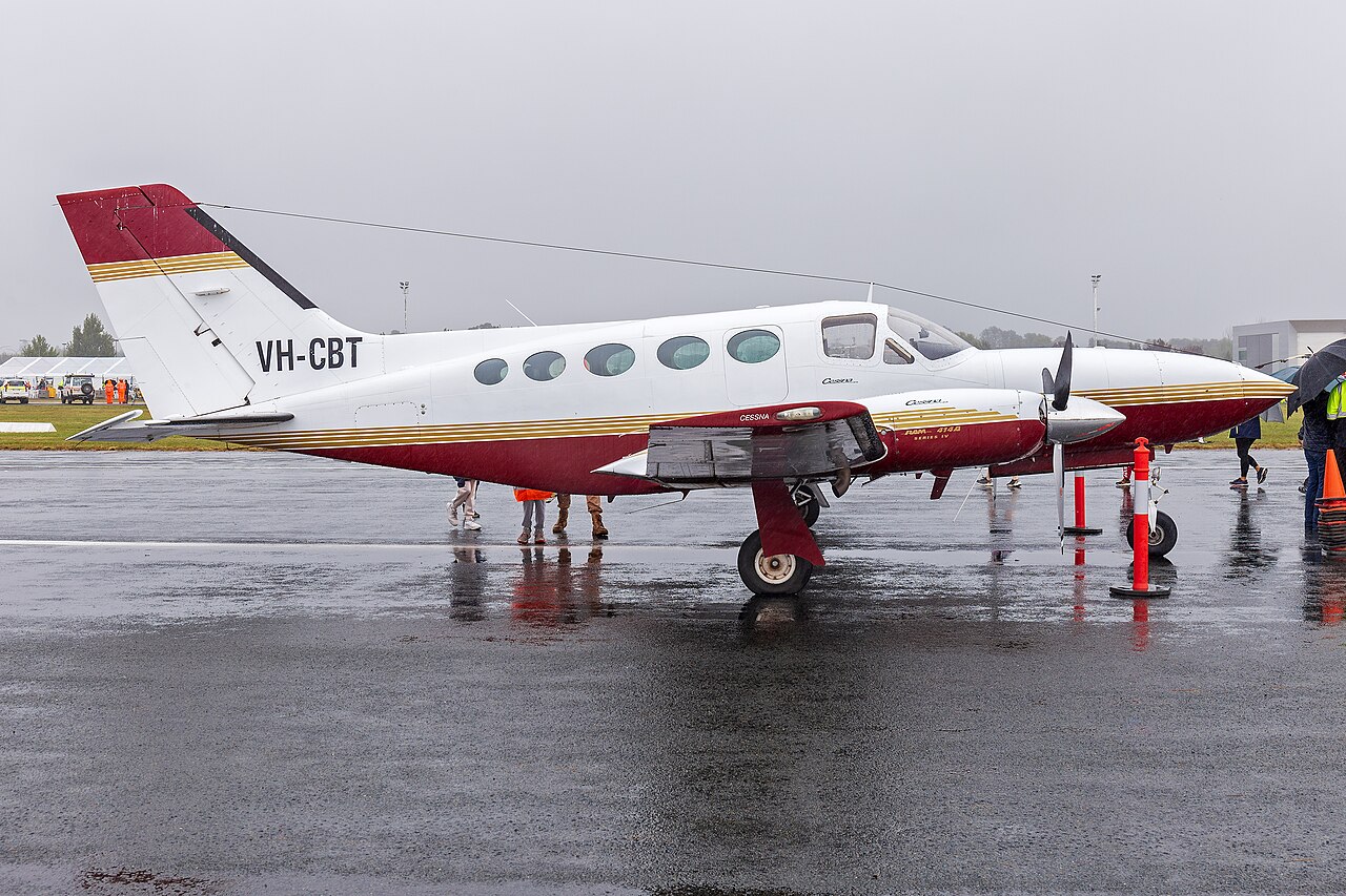 Cessna 414A piston aircraft