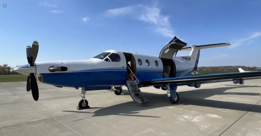 N132AS Pilatus PC-12 Turbo prop