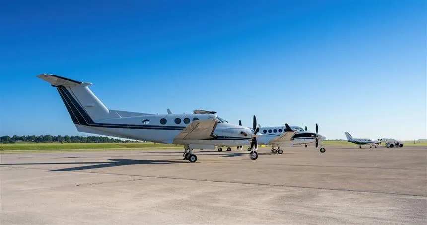 N7206E Beechcraft King Air C90A Turbo prop