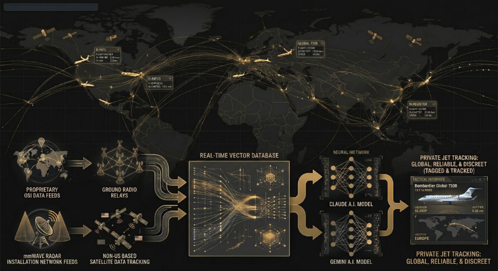 Proprietary Jet Tracking Intelligence Architecture